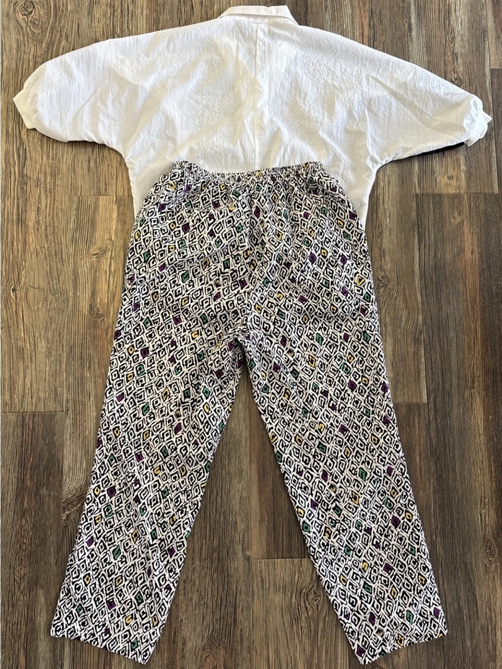 Picket and Post Le Chute Vtg 2-piece Pant Set Fits Like Modern Day Women’s Lg - Picture 2 of 16